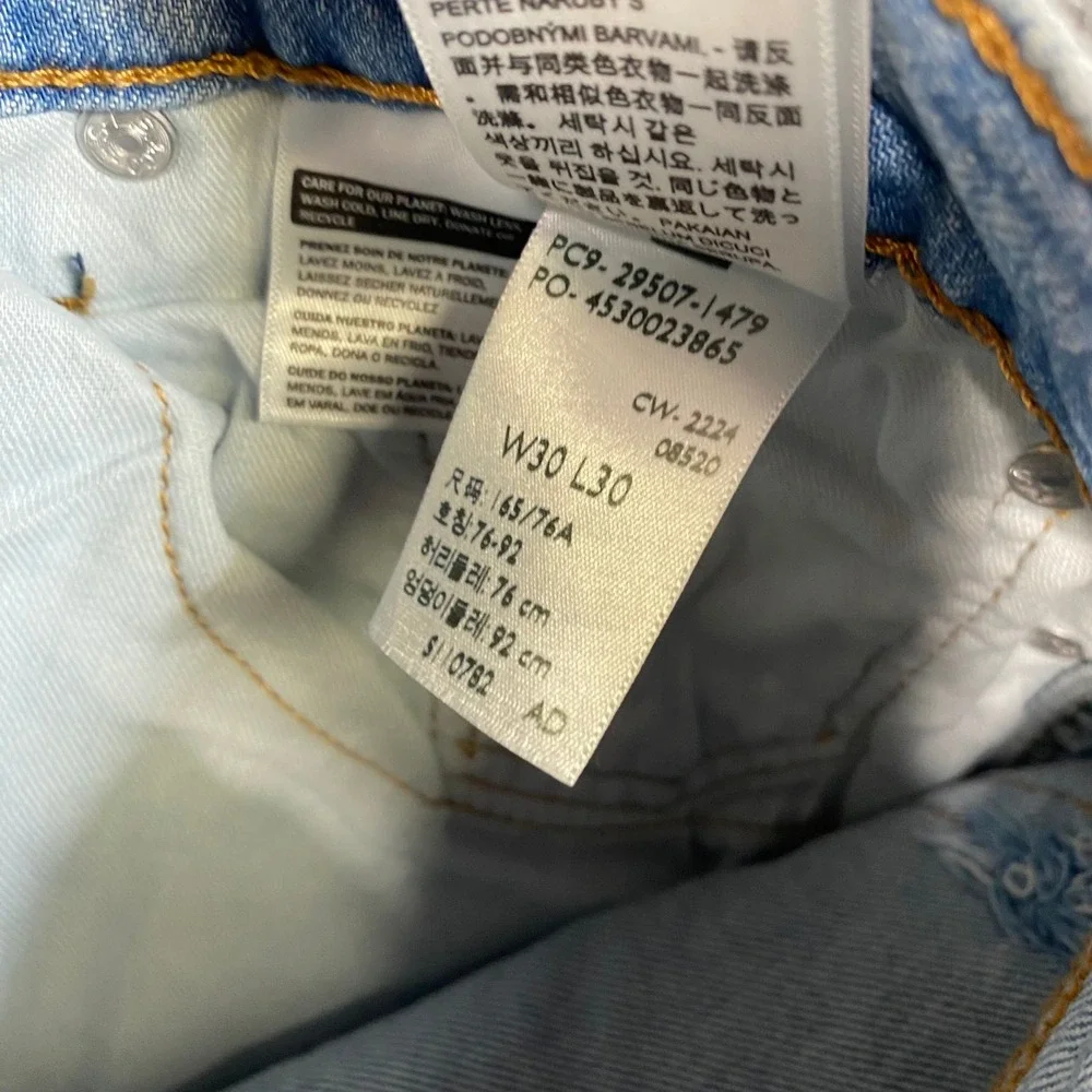Levis 502 Regular Taper Mens Light Wash Flex Stretch Jeans 30x30 29507-1479